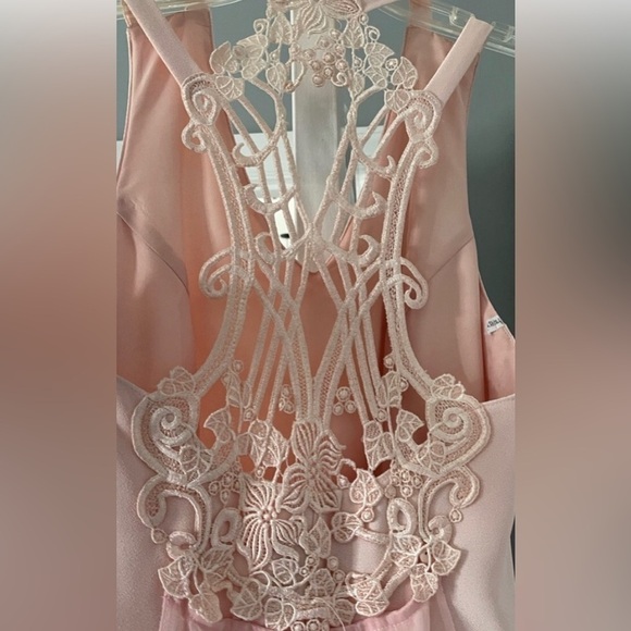 💕JOSEPH RIBKOFF SZ 6 BRIDESMAID-PROM-BALLGOWN BLUSH CHAMPAGNE PINK 💕 - Picture 3 of 9